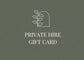 Private Hire Gift Card